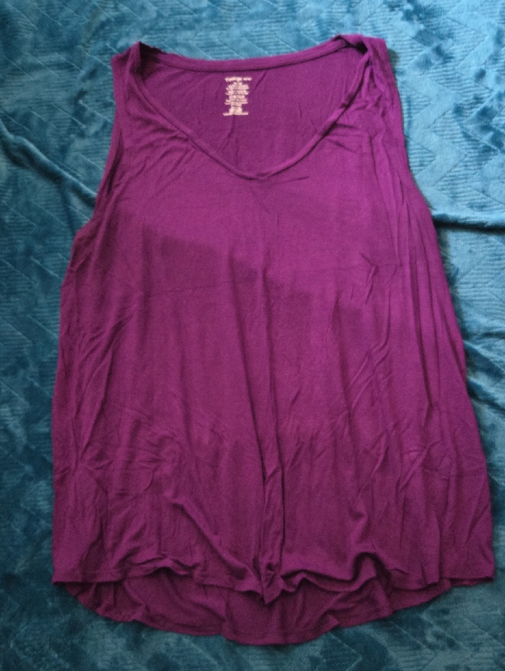 5/20 George Plum Scoop Neck Tank Top